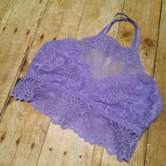 PINK Victoria's Secret Purple Unlined Set - Picture 4 of 6